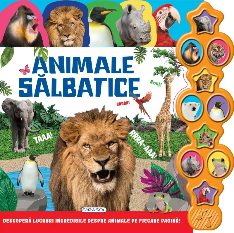 Carte cu sunete - Animale salbatice, [],bestfam.ro