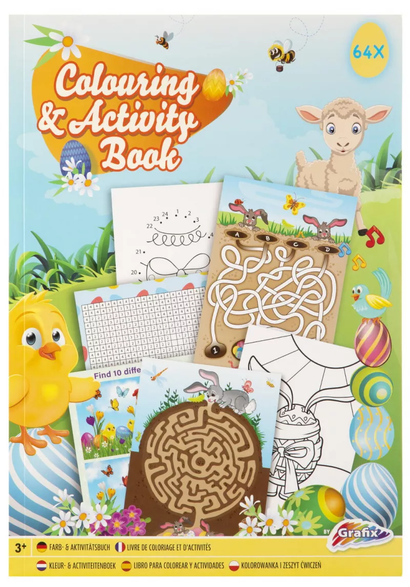 Carte de colorat si activitati distractive - Paste Fericit, [],bestfam.ro