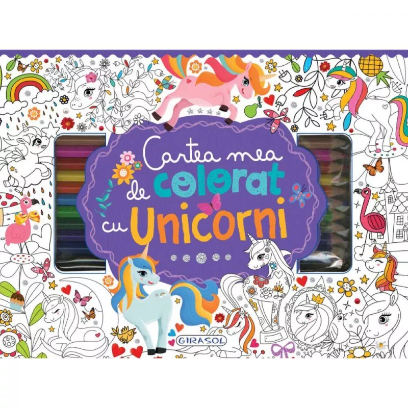 Cartea mea de colorat cu unicorni, [],bestfam.ro