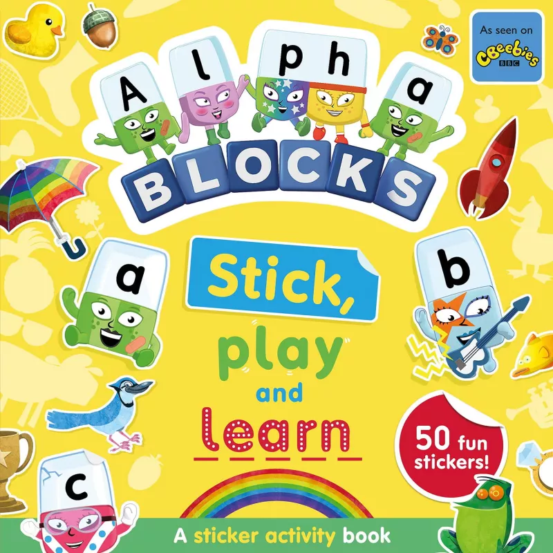 Carticica cu activitati Alphablocks - Lipesc, ma joc & invat, [],bestfam.ro