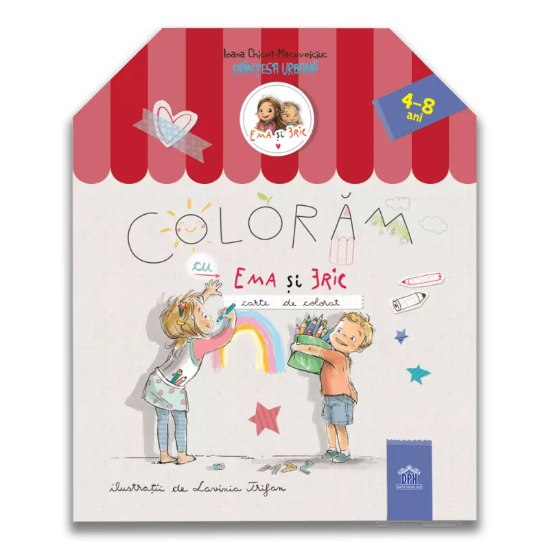 Coloram cu Ema si Eric - Carte de colorat, [],bestfam.ro