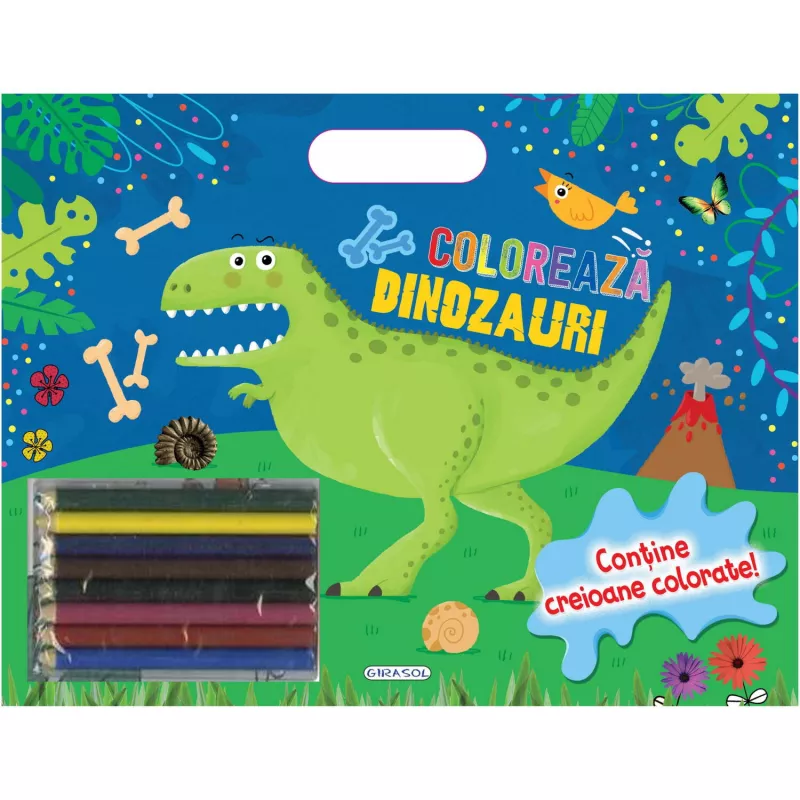 Coloreaza - Dinozauri (creioane), [],bestfam.ro