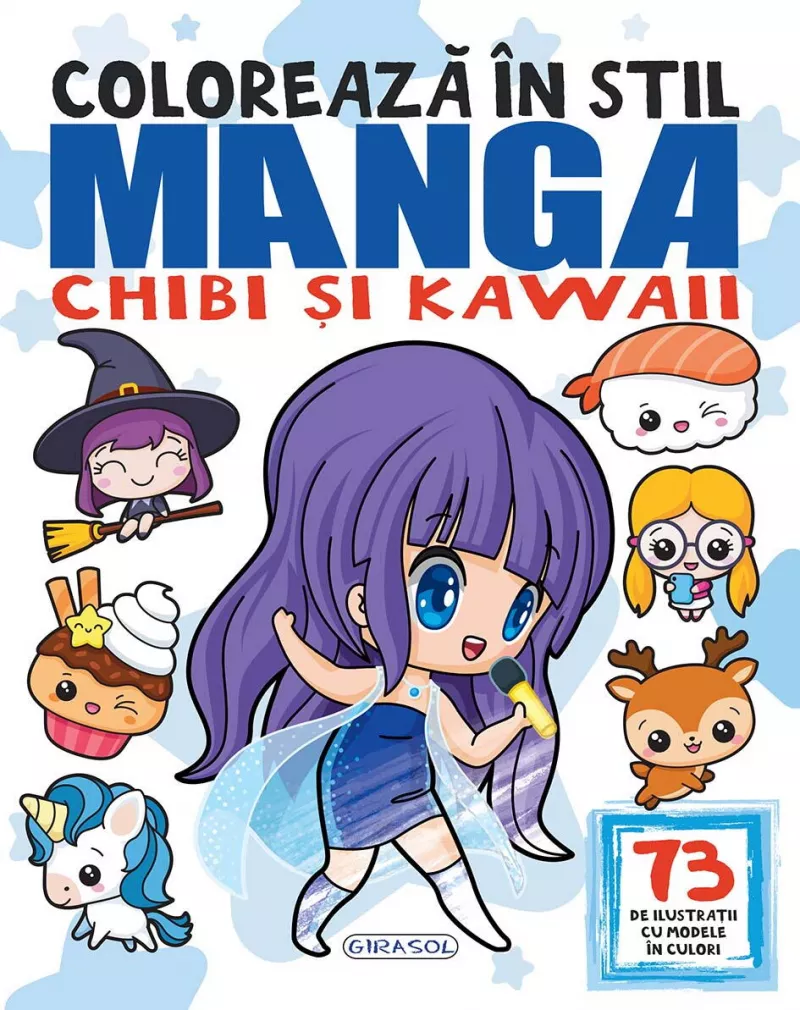 Coloreaza in stil Manga, Chibi si Kawaii, [],bestfam.ro