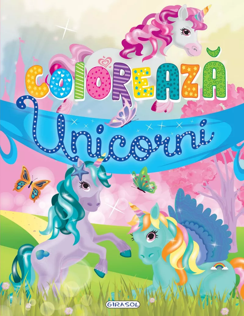 Coloreaza - Unicorni, [],bestfam.ro