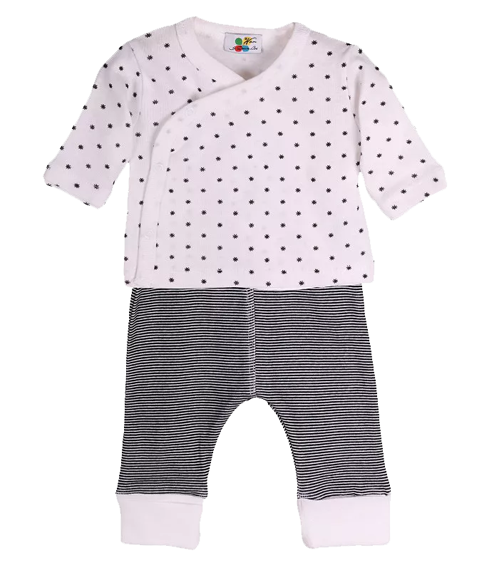 Compleu 2 piese stelute/dungute 3 luni, [],bestfam.ro