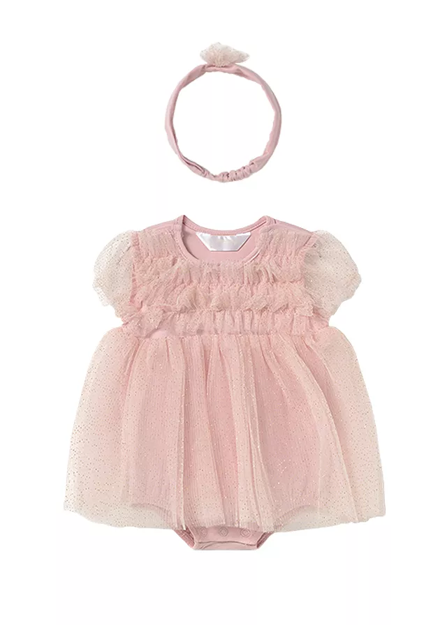 Costumas (rochita) cu tul + diadema - Mayoral  2-4 luni, [],bestfam.ro