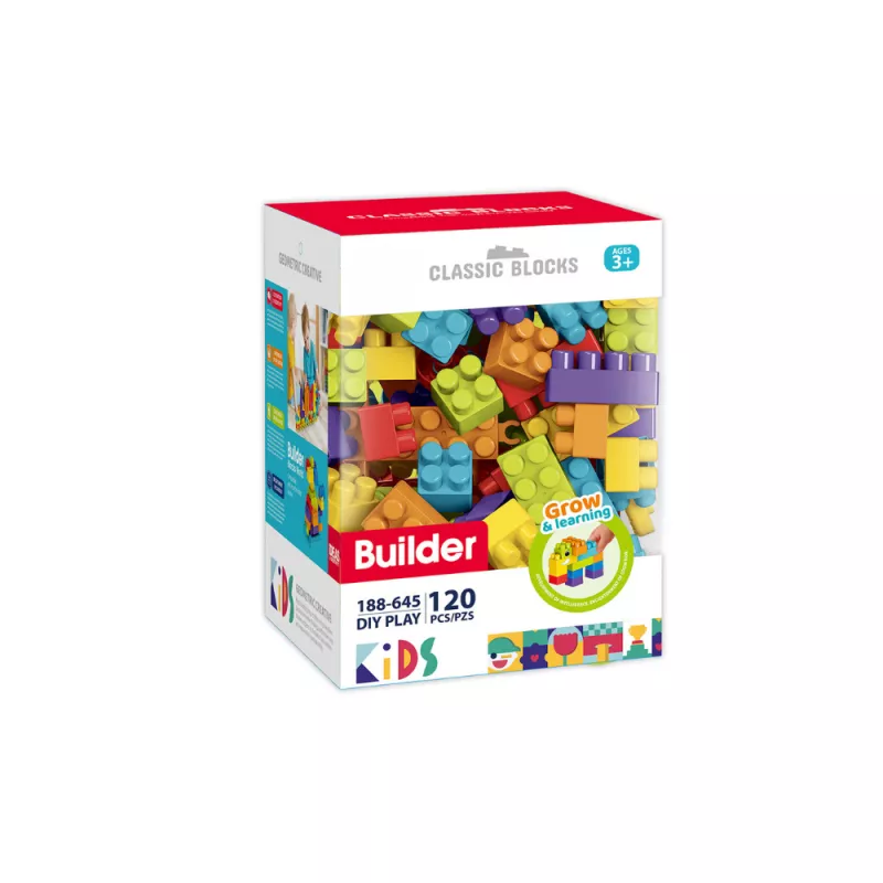 Cuburi de construit (120 piese), [],bestfam.ro