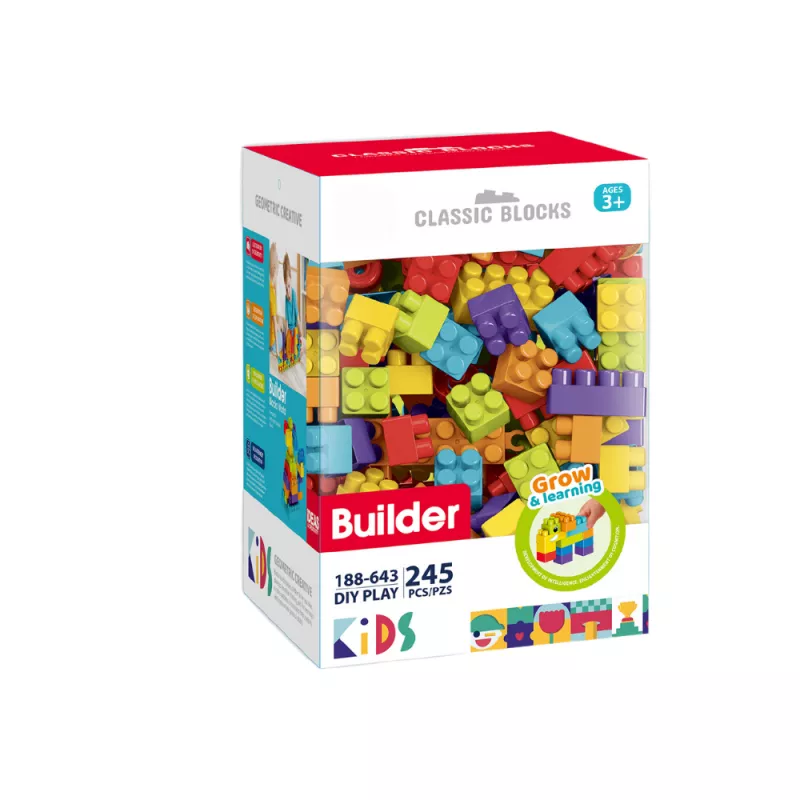 Cuburi de construit (245 piese), [],bestfam.ro