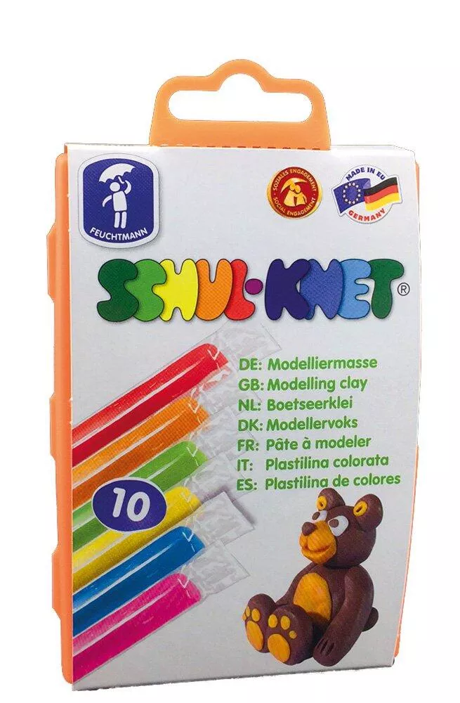 Cutiuta plastilina -10 culori, [],bestfam.ro