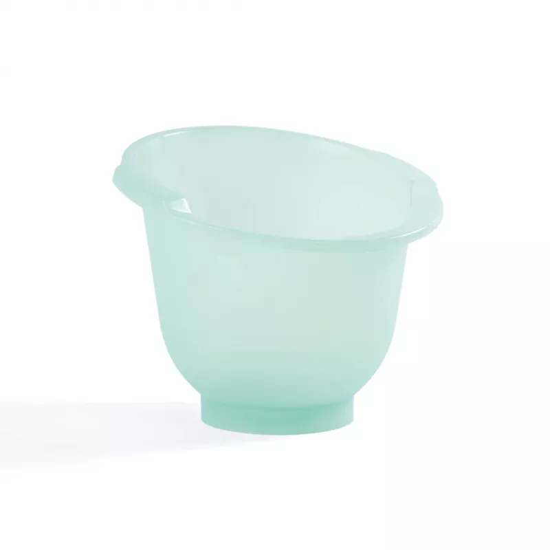 Doomoo - Cadita ergonomica pentru baita bebelusului Shantala Mint, [],bestfam.ro