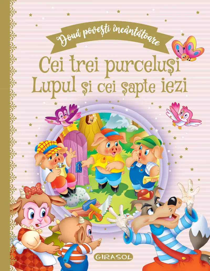 Doua povesti incantatoare: Cei trei purcelusi/Lupul si cei sapte iezi, [],bestfam.ro