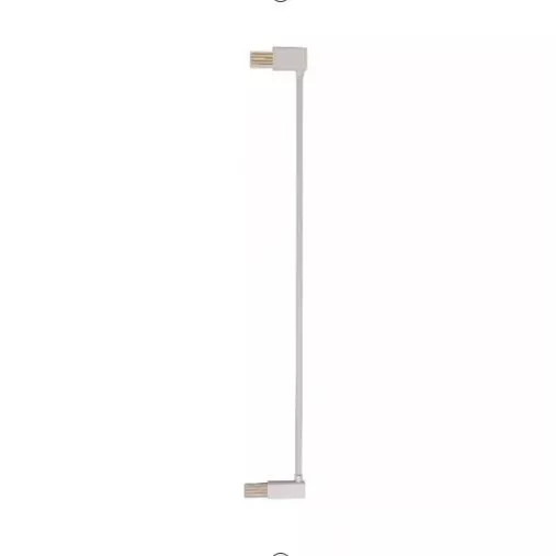 Extensie poarta de siguranta pentru copii Guardino, 7 cm, montare prin presiune, metal, alb, 700011, [],bestfam.ro