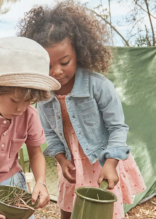 Geaca blugi - bleu - volane - Mayoral  7 ani, [],bestfam.ro