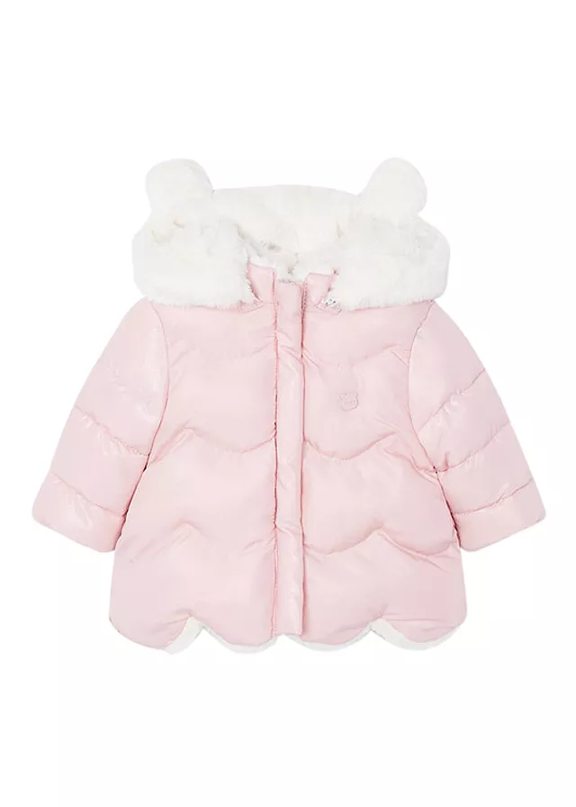Geaca reversibila ECOFRIENDS cu blanita - Roz - Mayoral 12 luni, [],bestfam.ro