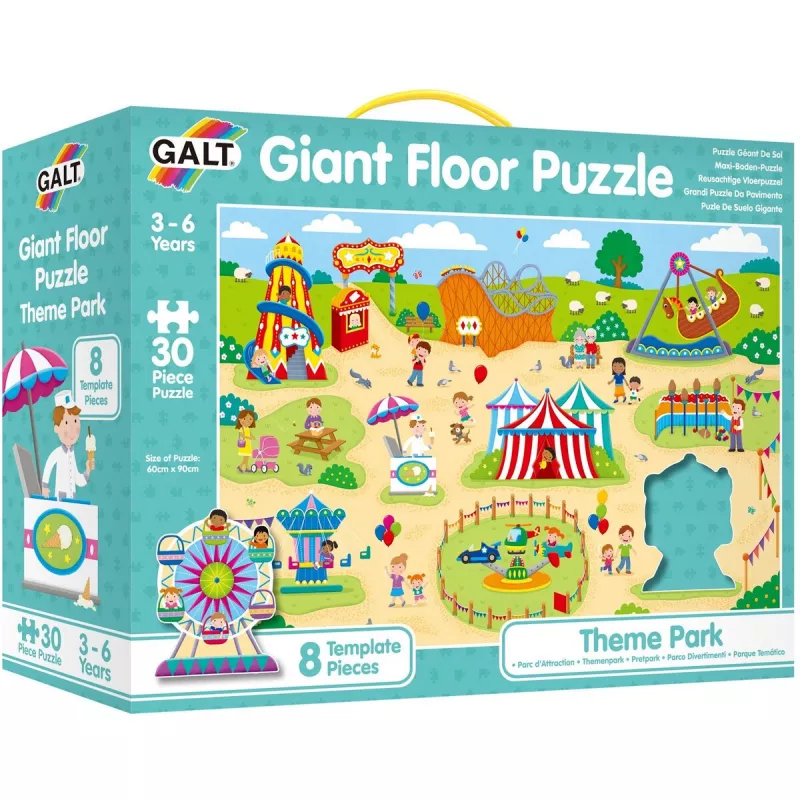 Giant Floor Puzzle: Parcul de distractii (30 piese), [],bestfam.ro