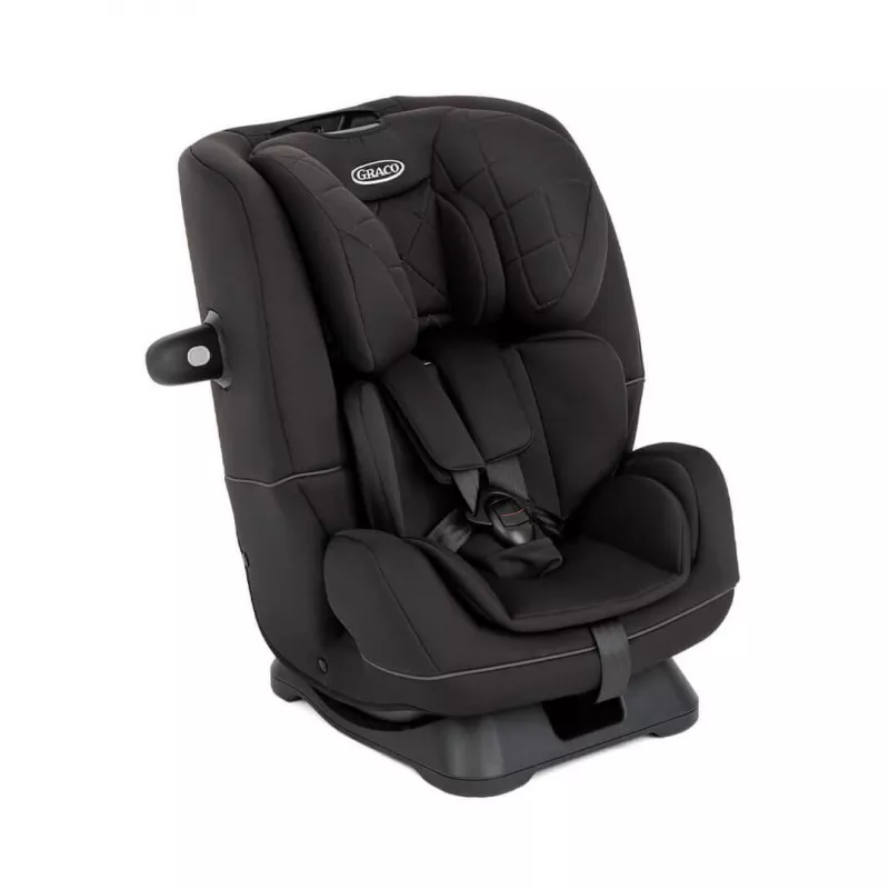 Graco - Scaun auto SlimFit Midnight, 40-145 cm, certificat R129 si testat ADAC, [],bestfam.ro