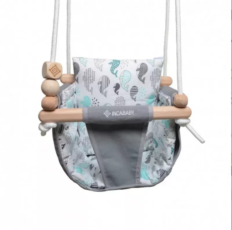 Incababy - Legan multifunctional pentru junior, 1-5 ani (30 kg), testat TÜV Rheinland, Whale, [],bestfam.ro