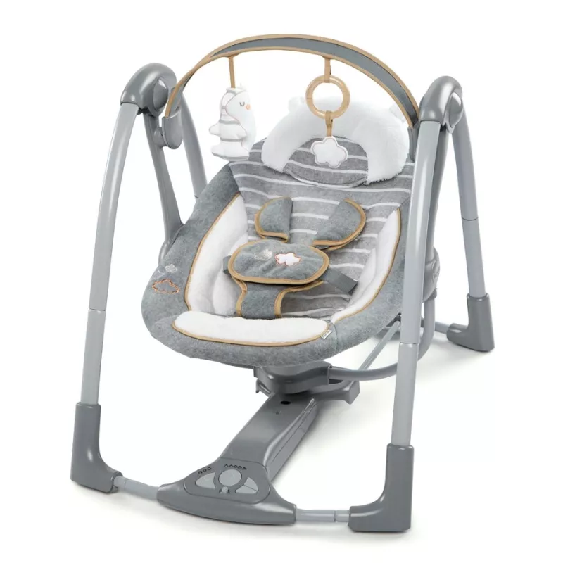 Ingenuity - Leagan portabil Swing 'n Go Portable Swing- Bella Teddy, [],bestfam.ro