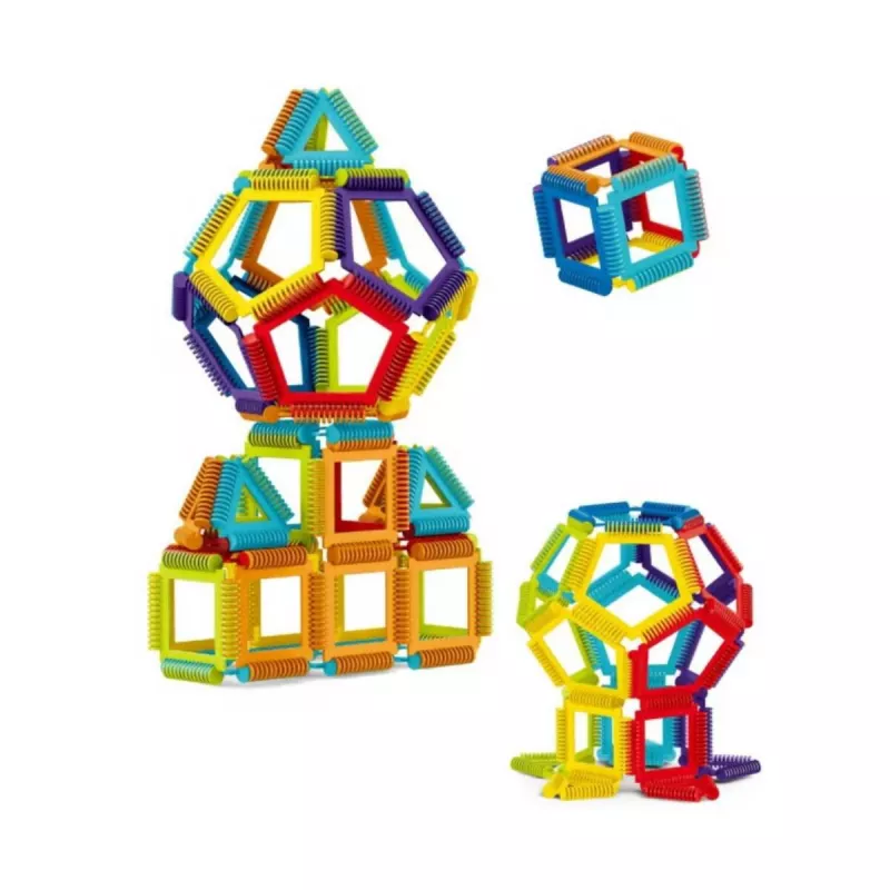 Joc de constructie STEAM - Forme magice (40 piese), [],bestfam.ro