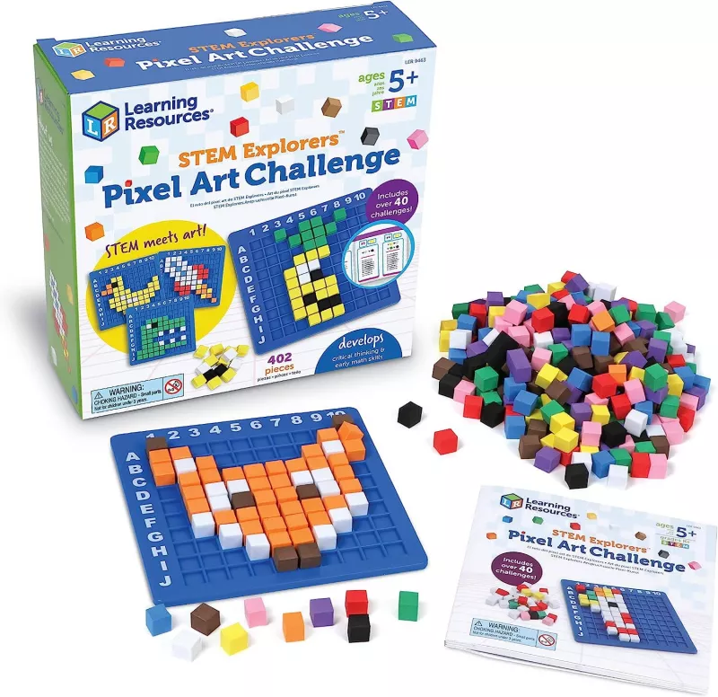 Joc de logica STEM - Arta Pixel, [],bestfam.ro