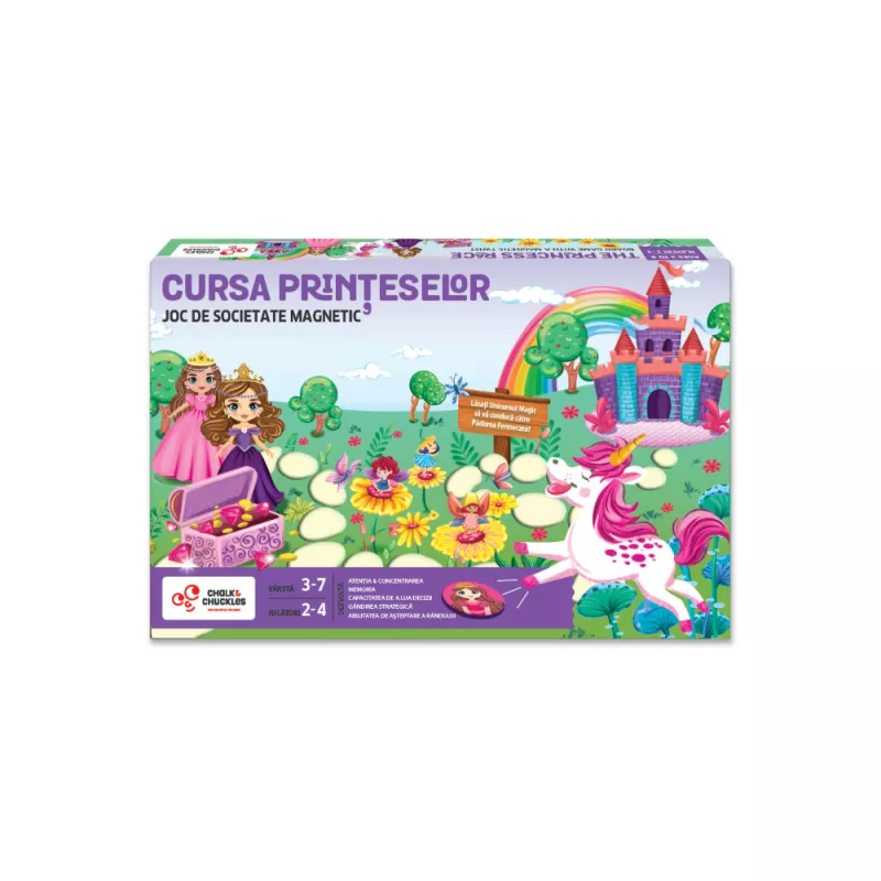 Joc de societate magnetic - Cursa printeselor, [],bestfam.ro