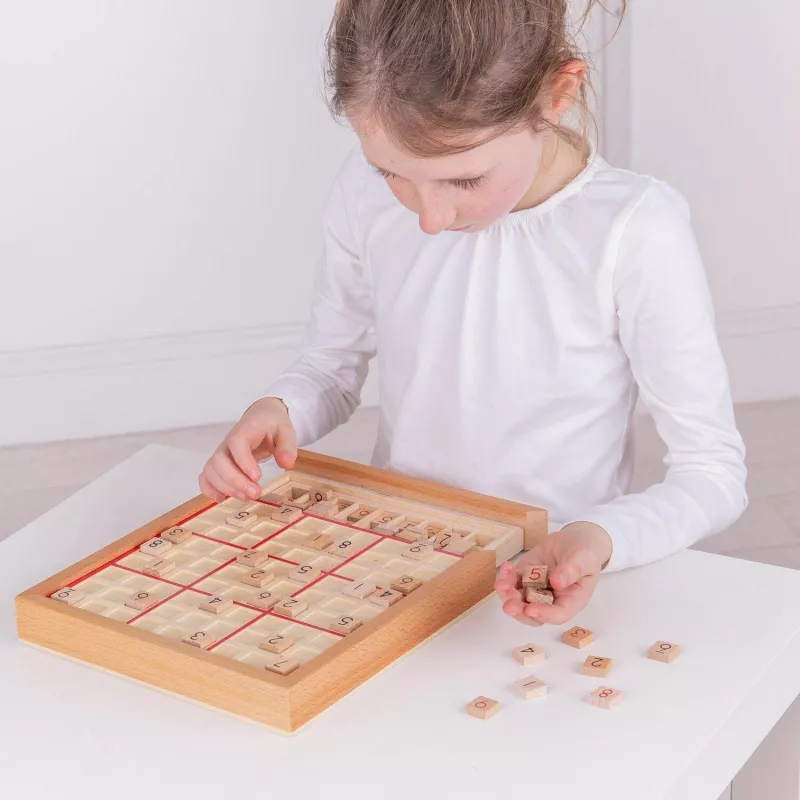 Joc din lemn - Sudoku - BigJigs, [],bestfam.ro