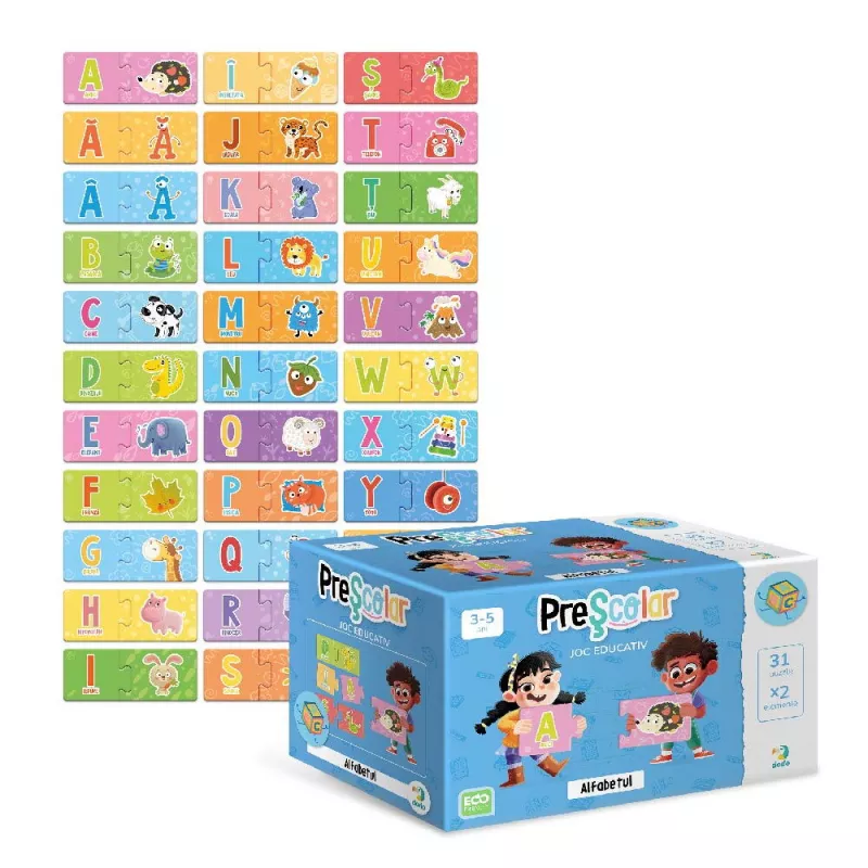 Joc educativ - Invat alfabetul (limba romana), [],bestfam.ro