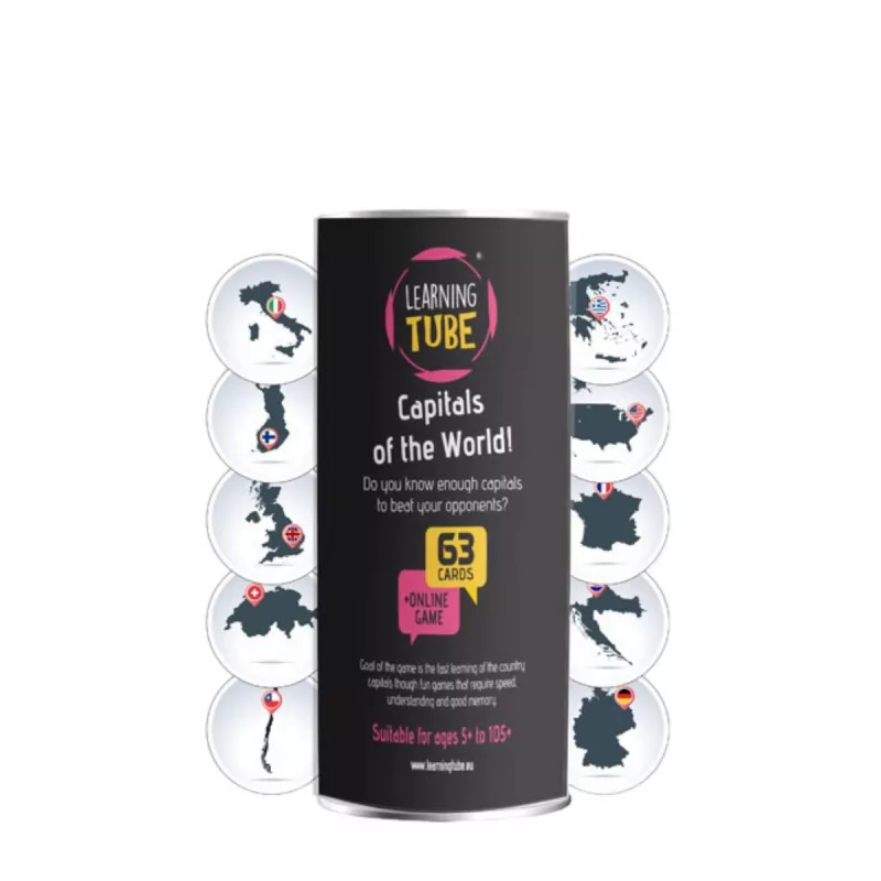 Joc Learning Tube® - Capitalele lumii, [],bestfam.ro