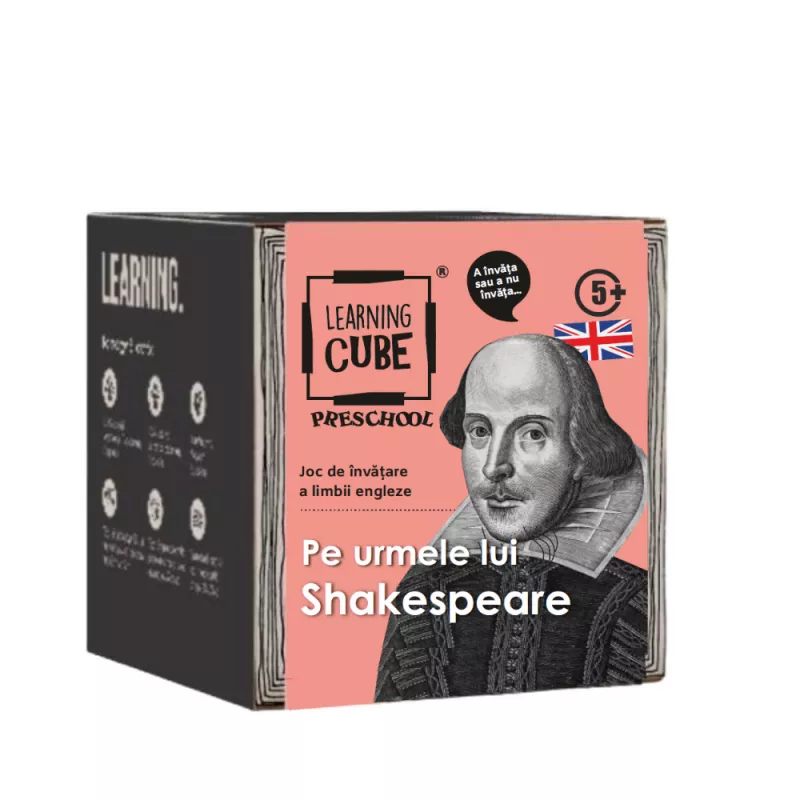 Joc lingvistic Learning Cube® - Pe urmele lui Shakespeare, [],bestfam.ro