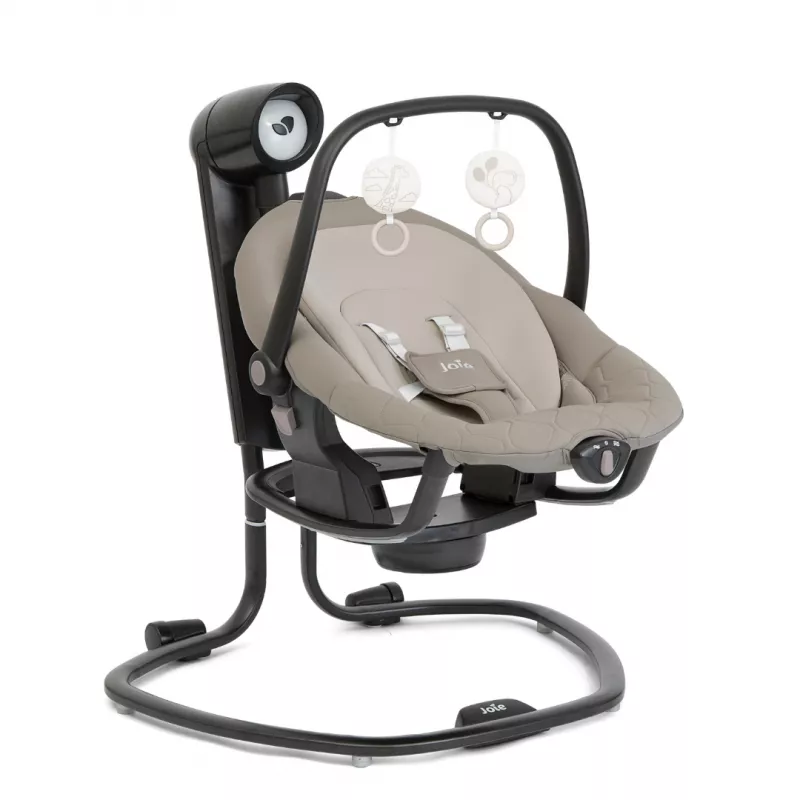 Joie - Leagan si balansoar rotativ Serina 2 in 1 Hazelnut, [],bestfam.ro
