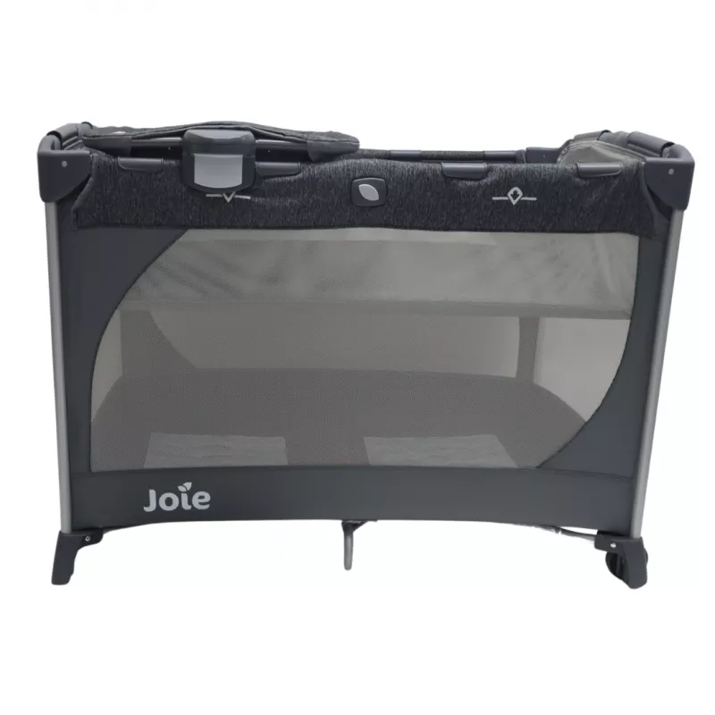 Joie - Patut pliant Commuter Change Gray Marble, cu cosulet detasabil inclus, [],bestfam.ro