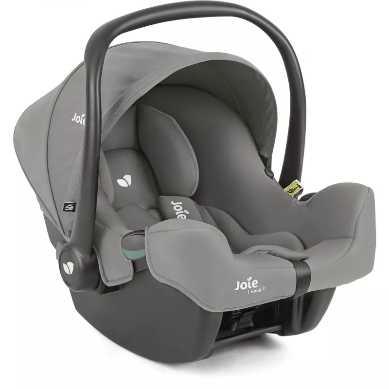 Joie - Scoica auto i-Snug 2 cu tetiera reglabila, 40-75 cm, Pebble, testata ADAC si certificata R129, [],bestfam.ro
