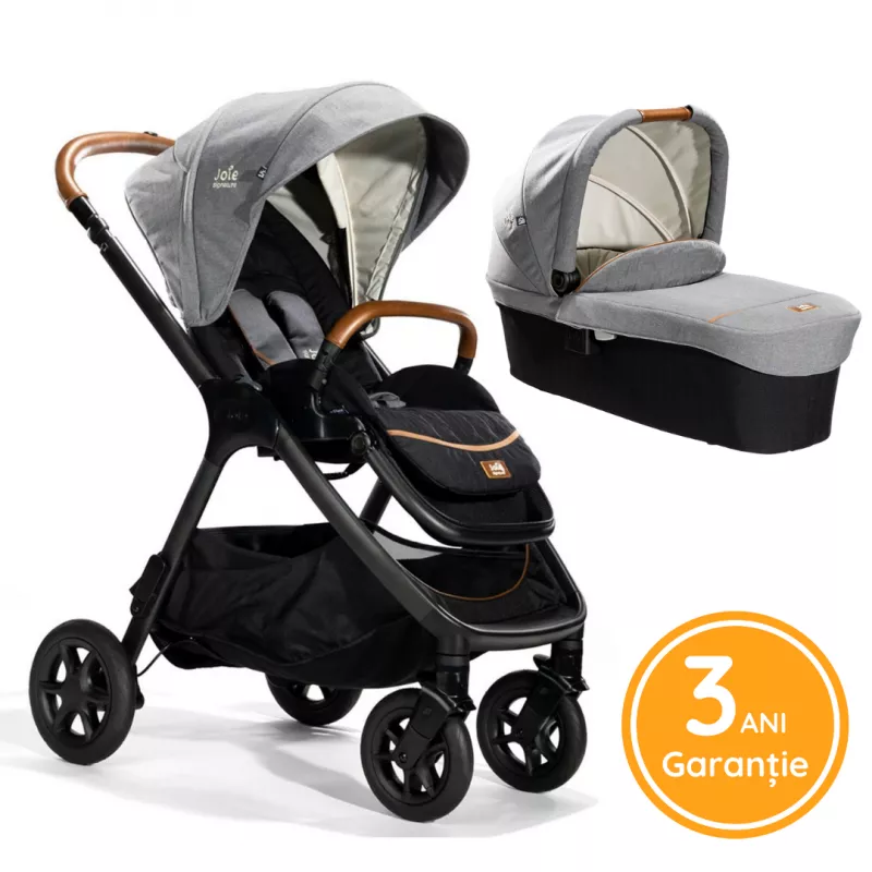Joie - Carucior multifunctional 2 in 1 Finiti Signature, Carbon, [],bestfam.ro