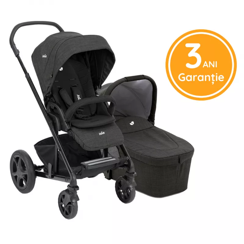 Joie - Carucior multifunctional Chrome DLX 2 in 1, Pavement, [],bestfam.ro
