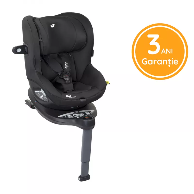 Joie - Scaun auto i-Spin 360° E Coal, 61 cm - 105 cm, [],bestfam.ro