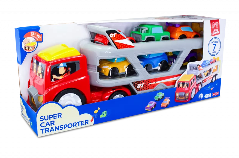 Jucarie interactiva - Camion cu platforma auto, [],bestfam.ro