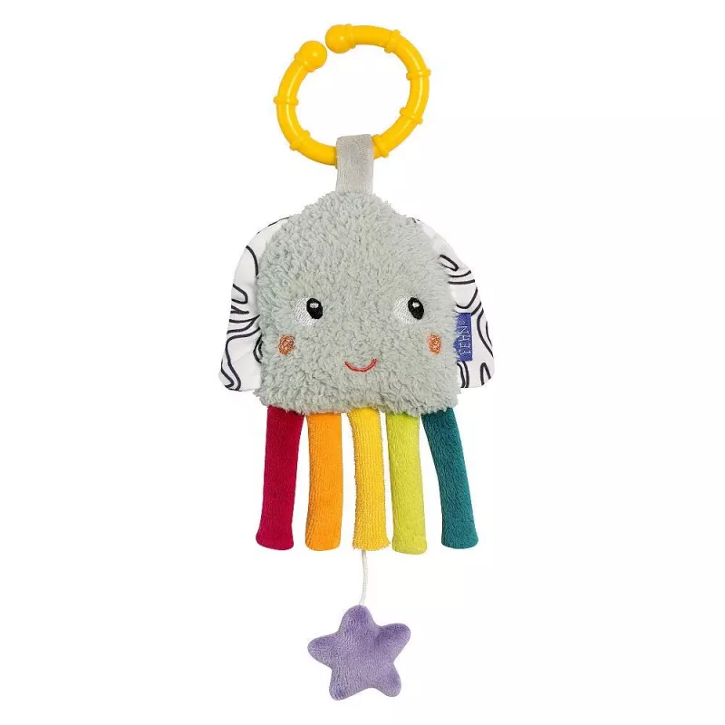 Jucarie muzicala mini - Caracatita colorata, [],bestfam.ro