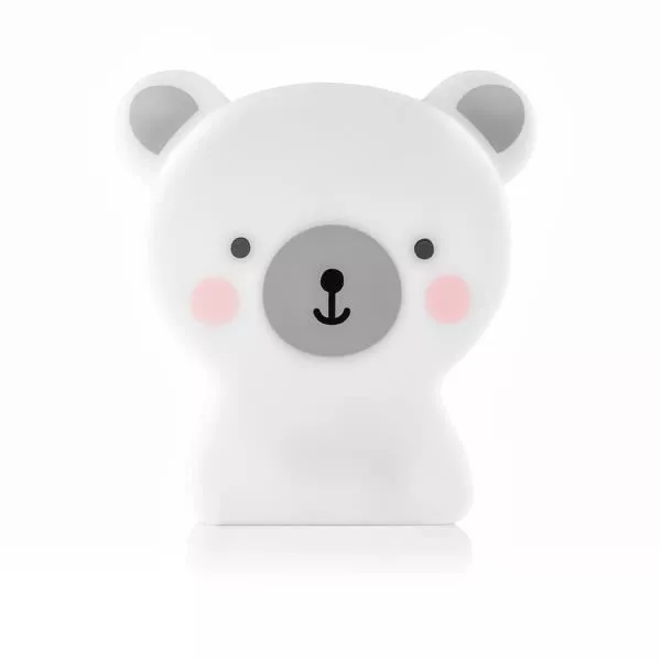 Lampa de veghe cu LED, cu oprire cronometrata, forma ursulet, alba, Lumilu Cute Friends Bear, Reer 52310, [],bestfam.ro