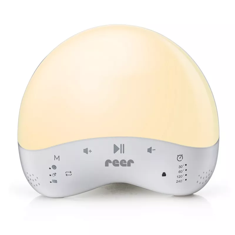 Lampa de veghe inteligenta cu 25 de sunete, multicolora, comunicare prin Wi-Fi cu smartphone, temporizator, Reer MyMagic SmartLight 52470, [],bestfam.ro