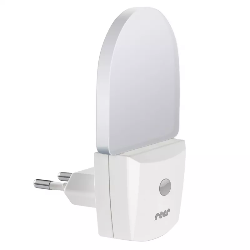Lampa de veghe pentru priza, cu senzor de noapte sau zi, 0+ luni, Reer NightGuide 52380, [],bestfam.ro