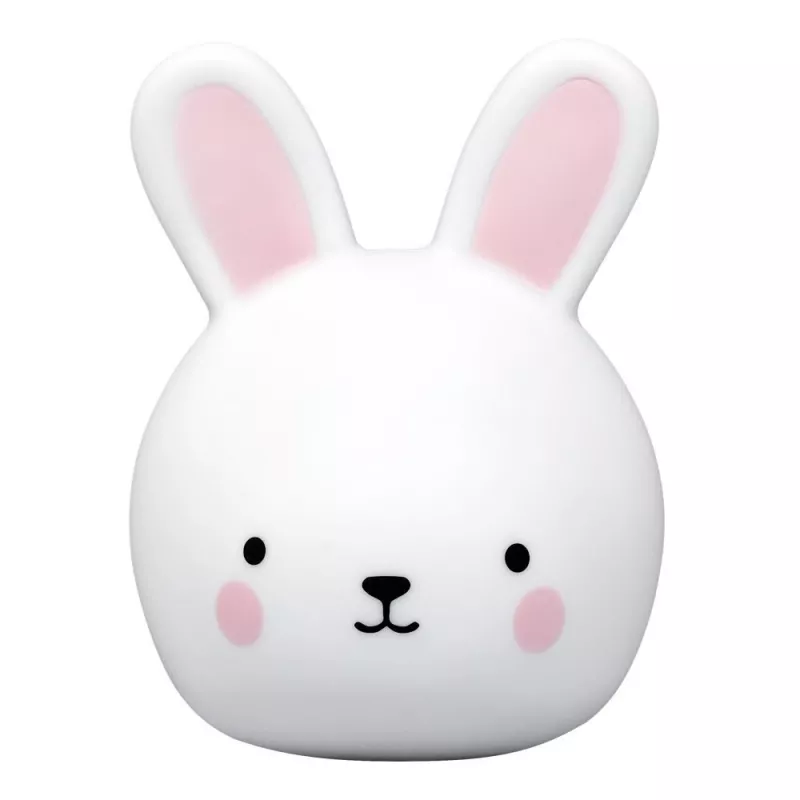 Lampa de veghe si veioza cu touch, 2in1, prindere perete, cu led, lumina reglabila si oprire cronometrata, forma iepuras, Lumilu Touch Light Bunny, Reer 52200, [],bestfam.ro