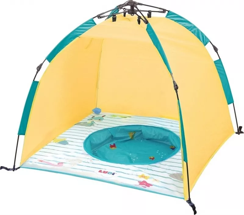 Cort de plaja UV50, cu minipiscina - Ludi, [],bestfam.ro