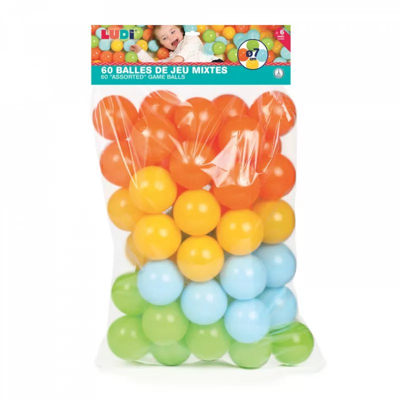 LUDI Set bile joaca multicolore, [],bestfam.ro