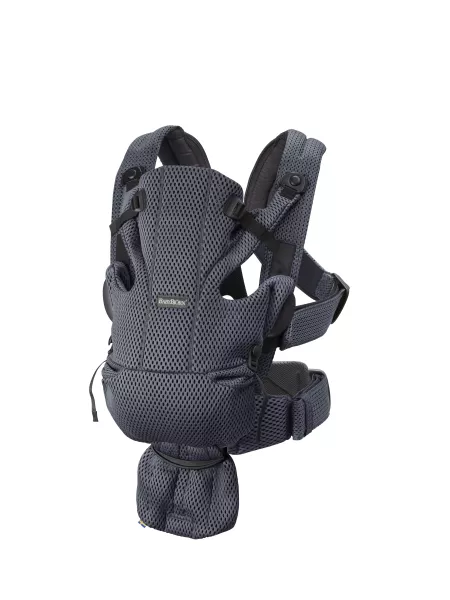 Marsupiu anatomic - Move, Antracit 3D Mesh - BabyBjorn, [],bestfam.ro
