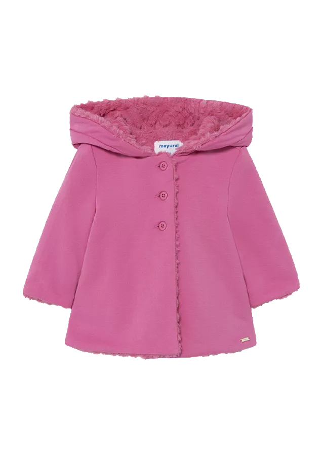 Palton plus reversibil - Roz - Mayoral, [],bestfam.ro