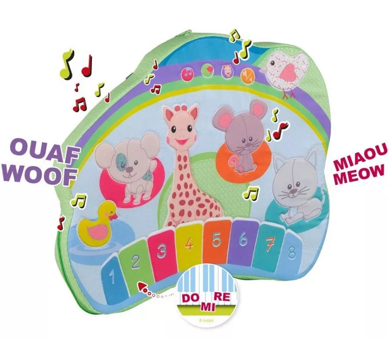 Panou interactiv cu activitati - Sophie la Girafe, [],bestfam.ro