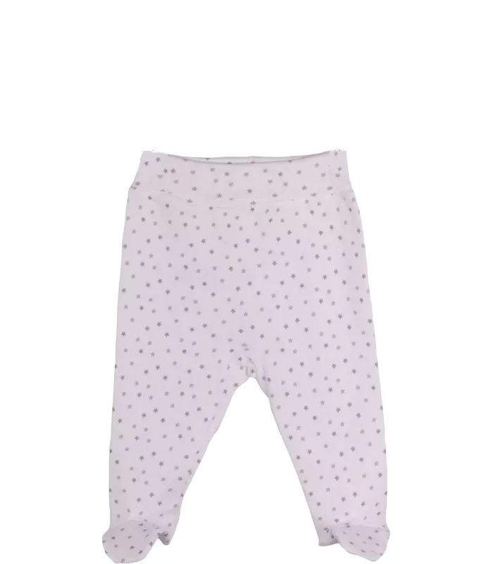 Pantaloni  cu botosi imprimeu stelute gri 3 luni, [],bestfam.ro
