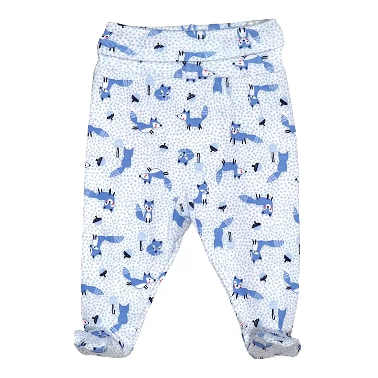 Pantaloni cu botosi - Vulpi Albastre 6 luni, [],bestfam.ro