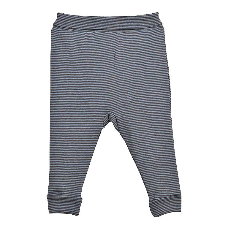 Pantaloni cu mansete - Dungi - Gri inchis 24 luni, [],bestfam.ro