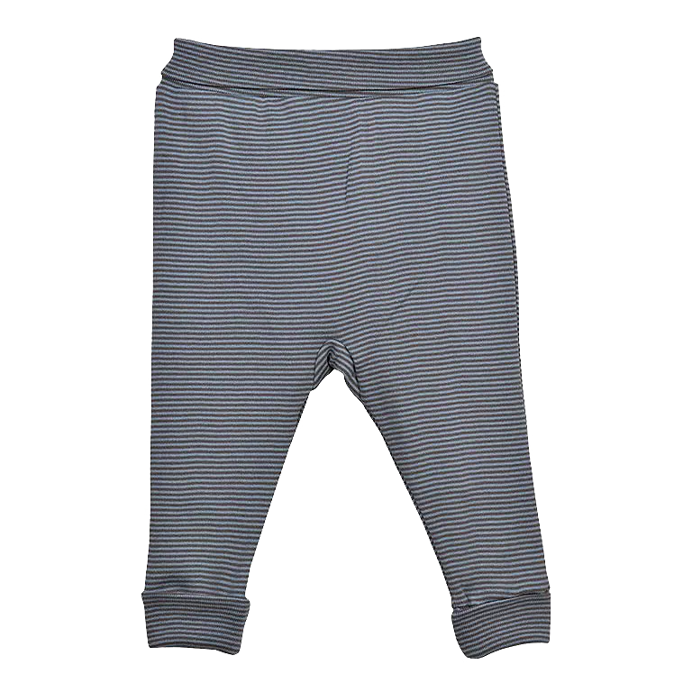 Pantaloni cu mansete - Dungi - Gri inchis, [],bestfam.ro